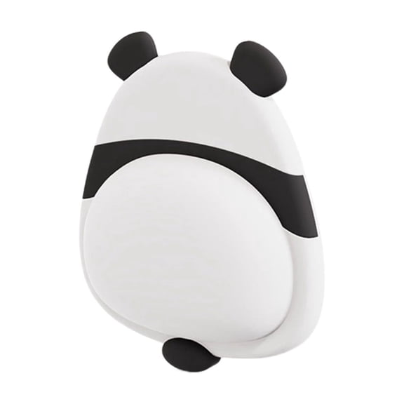 Door Knob Wall Protector, Cute Cartoon Animal Shape Design, Soft Rubber Door Bumper Pads, Self-Adhesive Anti-Collision Wall Shield (Panda)