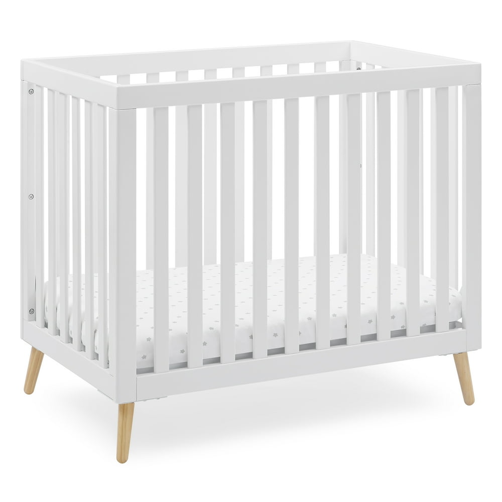 Delta Children Essex Convertible Mini Baby Crib with 2.75Inch Mattress