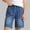 Blue, variant on Tdoqot Boys Denim Shorts with Pockets- Straight Leg Elastic Waist Casual Baggy Kids Jean Shorts Dark Blue Size 6-14