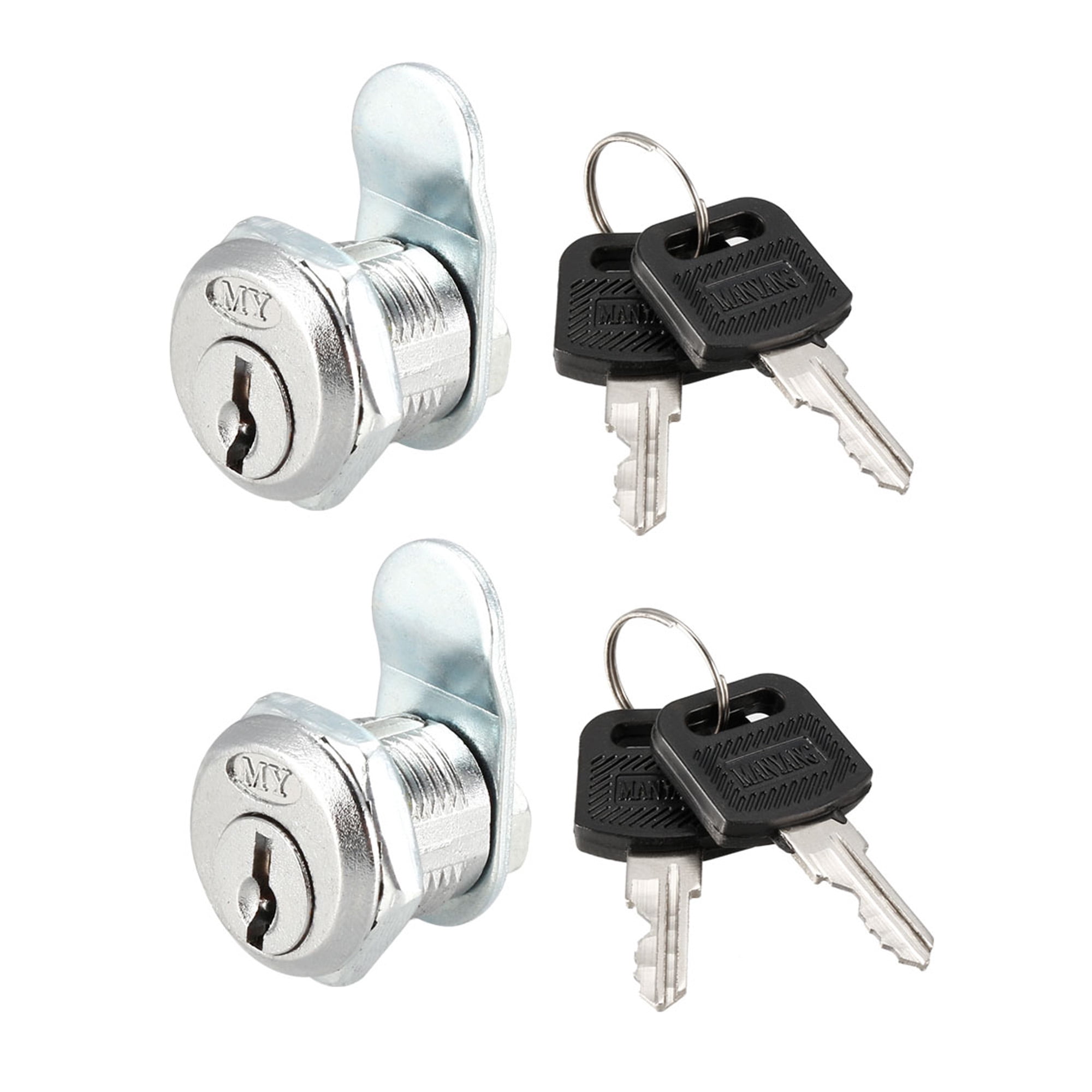 Cam Lock 16mm Cylinder Length 35mm Bent Cam Nuton Type, Keyed