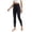 Black, variant on COMVALUE Buttery Soft Leggings for Women - High Waisted Tummy Control No See Through Workout Yoga Cycling Tights Pants Light Green L