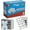 Translucent - 100 Pack & Storage Box, variant on 100 Pack Plastic Graded Trading Card Shipping Protector by Hobby Armor, 4" x 6" with Rounded Corners, Translucent Vibrant Multi-Color Plastic Card Protector to Guard Cards From Dings, Cardboard Alt
