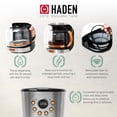 thumbnail image 4 of Haden Heritage 1.7 Liter Electric Kettle & Coffee Maker, Steel & Copper, 4 of 9