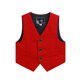 thumbnail image 1 of Odeerbi Chaqueta de Traje de Niños Con Cuello En V Chaqueta de Botón Con 3 Bolsillos Forrados Vestido Formal Para La Fiesta de Boda, 1 of 3