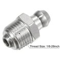 thumbnail image 3 of 10 Pcs Raccord de Graisse Hydraulique Droit en Acier Inoxydable 201 Filetage 1/8-28 Pouces, 3 of 8