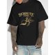 thumbnail image 1 of Men'S Casual Crew Neck T-Shirt, SCHRUTE FARMS Print, Soft Comfortable Summer Top, Short Sleeve, Slight Stretch, Regular Fit, 180gsm Knit Fabric - Adult, 1 of 7