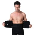 thumbnail image 3 of Minnieouse Mujeres recortador Abdomen cinturón transpirable cintura soporte ajustable Protector corsé deportes Fitness culturismo guardia Protección de la piel Negro/L, 3 of 6