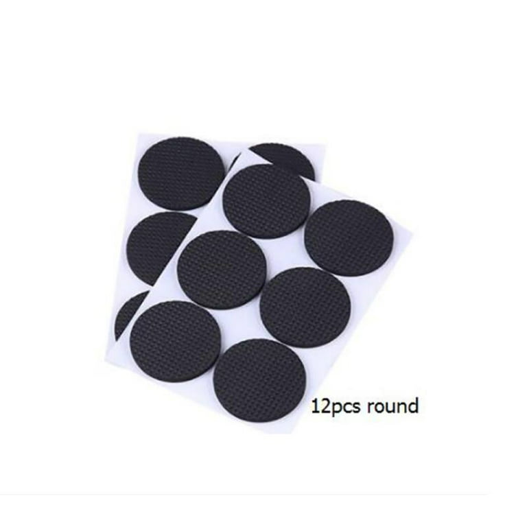 Slipstick GorillaPads CB149 Non-Slip Furniture Pads/Rubber Grippers (Set of  8) Self-Adhesive Furniture Feet Floor Protectors, 1-1/2 inch Round, Black 