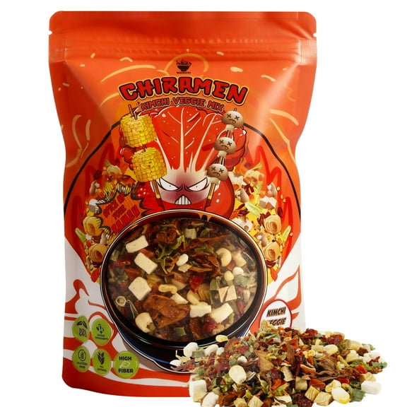 Chiramen Kimchi Veggie Mix Dried Ramen Toppings