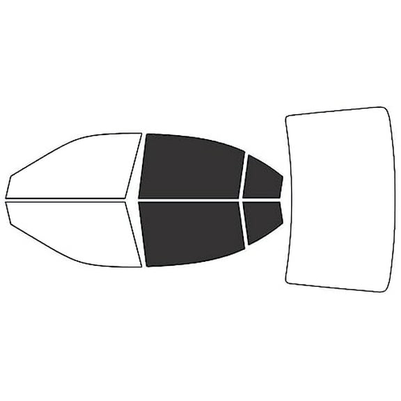 Rvinyl Window Tint Kit Compatible with Kia OPTima 2007-2010 - Back Precut Kit - 20%