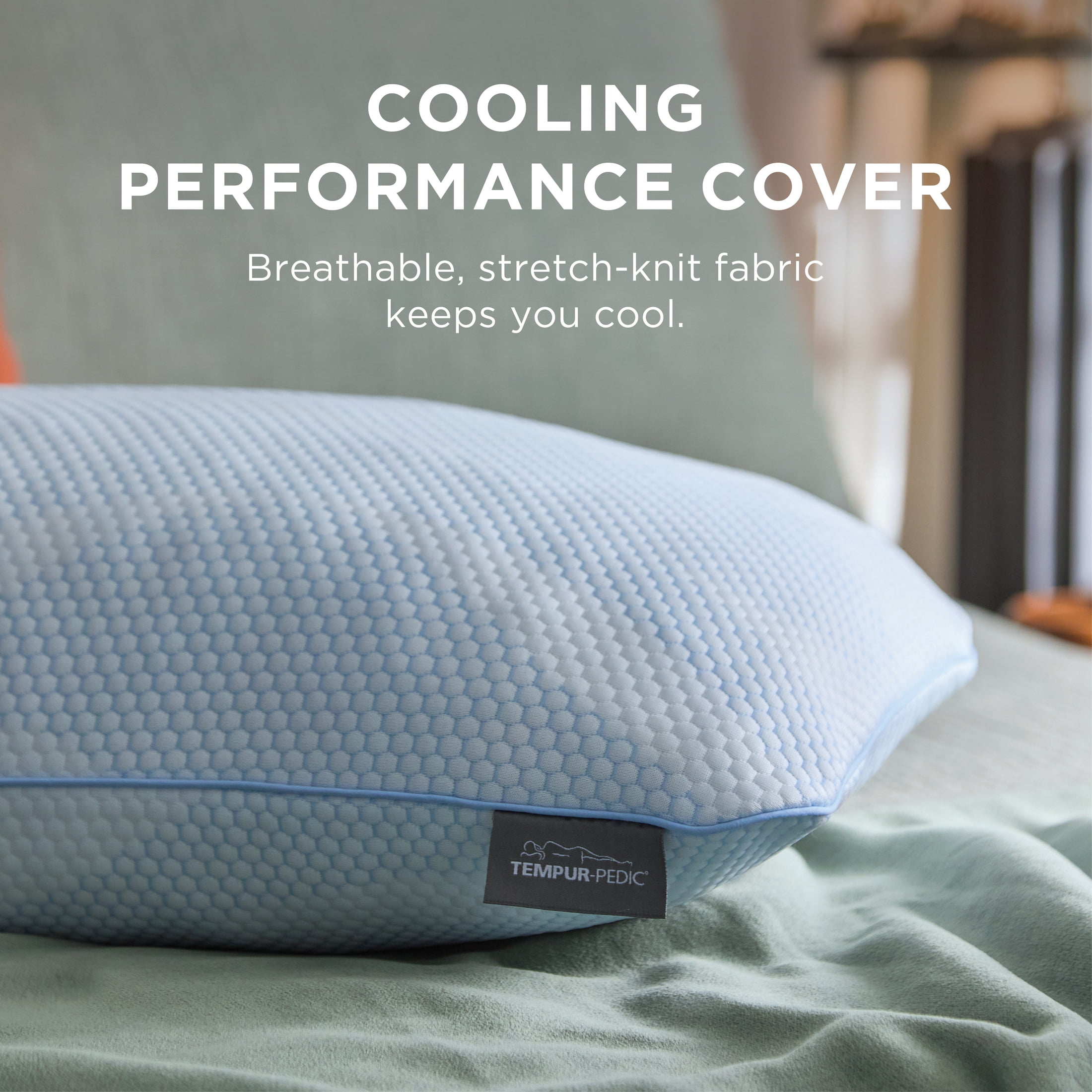 Tempur-Pedic Custom Comfort Bed Pillow and Cooling, Adjustable Support, Standard/Queen, Adult