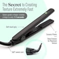 thumbnail image 3 of Plancha rizadora de cabello serie profesional de 1 pulgada de MINT | Cree engarzados extremadamente rápido - Placas de engarce de cerámica más profundas para un máximo volumen y engarce de la raíz - D, 3 of 5