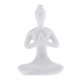thumbnail image 1 of Figura de yoga de cerámica, estatua ornamental, escultura, decoración de escritorio de jardín, estilo 02. Estilo-02, 1 of 9