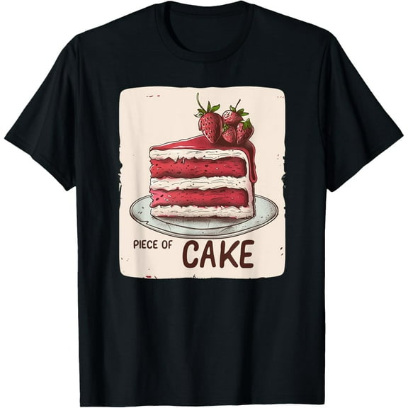 Pretty Piece of Cake Costume for Boys and Girls T-Shirt men and women can wear, black, white, gifts