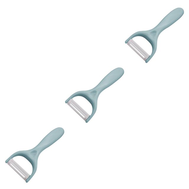 Kearding 1 Uds. Pelador de cerámica liso, pelador de cocina, pelador de manzanas, pelador de frutas y verduras de cerámica, herramienta de Type4 NO4