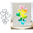 thumbnail image 1 of Troquel metálico Yeyert de corazón y flor 29 x 19 cm, 1 of 9