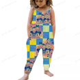 thumbnail image 2 of Mono de niña de moda, Disney Mickey Mouse sin mangas patrón de dibujos animados impreso pantalones casuales 1-6t primavera y otoño3T heqiyong CONDUJO, 2 of 2