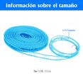 thumbnail image 3 of Christmas Decorations Averting and Windproof Fence Style Clothesline. Thickened Nylon Quilt Drying Rope. No Drilling Required. Indispensable for Outdoor Travel., 3 of 9