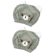 thumbnail image 1 of Toallas para secar el cabello Lindos gorros de oso Sombrero para el cabello Secado rápido Cabezal de ducha de baño Toalla Envoltura Gorro para el cabello de secado rápido Jormftte CPB-DE-WX167-4, 1 of 5