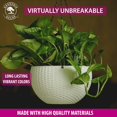 thumbnail image 3 of Maceta colgante GARDENIX DECOR 28 cm autoriego blanca, 3 of 8