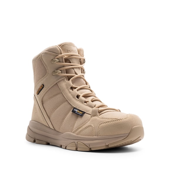 BURUDANI Men's Lightweight Military Tactical Work Boots Outdoor Hiking Motorcycle Combat Boots