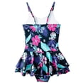 thumbnail image 2 of Esaierr Girls Bikini Swimsuit One Piece Bathing Suit Floral Quick Dry Beach Swimwear for Toddler 4-12Y, 2 of 7