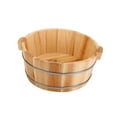 thumbnail image 2 of Lavabo de madera para pies reutilizable, para pedicura, hecho a mano, cómodo para uso en casa o en la oficina. 16x36cm un, 2 of 9