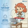 thumbnail image 4 of Skil-Care Weighted Rectangular Lap Pad Green Gel, 5lbs - Vinyl Covered, Heat Sealed, Calming Sensory Aid, Wipe Clean, Stimulates User, 914506, 4 of 6