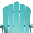 thumbnail image 6 of WestinTrends Highland 7-Piece HDPE Outdoor Patio Furniture Adirondack Conversation Set, Turquoise, 6 of 14
