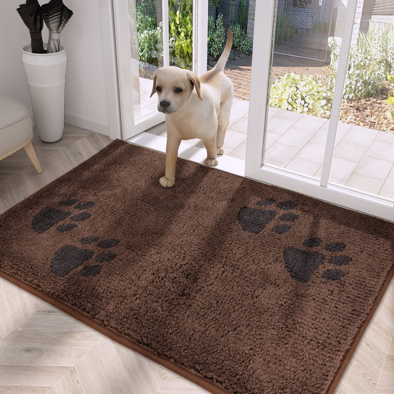 Yamaziot 31x47 Indoor Doormat Front Back Door Mat, Non Slip Door Mat,  Inside Floor Mud Dirt Trapper Mat, Entrance Door Rug Shoes Mat, Machine  Washable Floor Carpet, Pet Dog Bowl Mat for