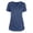 Navy, variant on Noric Women V Neck Short Sleeve Maternity Nursing T-Shirt Side Ruched Slim Fit Pregnancy Soft Casual Pullover Top