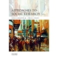 thumbnail image 1 of Pre-Owned Approaches to Social Research (Hardcover) 0190614242 9780190614249, 1 of 1