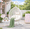 White, variant on Ciphrias Hanging Chair with Stand, Black Beige HDPE Woven Seat with Cushion, Foldable Frame for Indoor Outdoor Garden Balcony