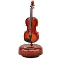 thumbnail image 1 of Caja de música para violín CHAO creativa con base musical giratoria 17 * 6,5 cm, 1 of 5