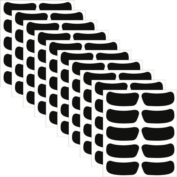 10 Sheets Sports Eye Black Stickers, Breathable Eye Strips for Kids and Adults, Baseball Football Softball Lacrosse Sport Fans