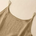 thumbnail image 4 of Women's Tank Tops Sleeveless Summer Top Peasant Boho Clothes Loose Fit Comfy Lounge Wear Mexican Shirts Boho Tops for Women Sleeveless Blouse Work Shirts Crew Neck Tops Athletic Shirts Basic Tees, 4 of 7