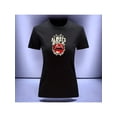 thumbnail image 1 of Playera Blusa Con Estampado De Always Rock Con Labios Sexys Ropa Para Mujer Color Negro Talla Mediana Marca Emil SaEs, 1 of 4