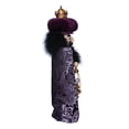 thumbnail image 4 of Hollywood Nutcrackers Kurt Adler Hollywood King Nutcracker, 18-Inch, Purple, 4 of 5