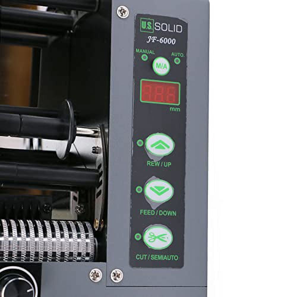 U.S. Solid Automatic Tape Dispenser Dispensing Cutting Machine JF-6000 For Adhesive And Non-adhesive Tapes, 0.32"-3.15" Tape Width, 0.79"-39.33" Tape Length