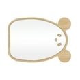 thumbnail image 1 of 1 Pc Espejo Cosmético de Panda de Caricatura para Escritorio para Salón de Belleza Color Madera Espejo de Madera Plateado, 1 of 3