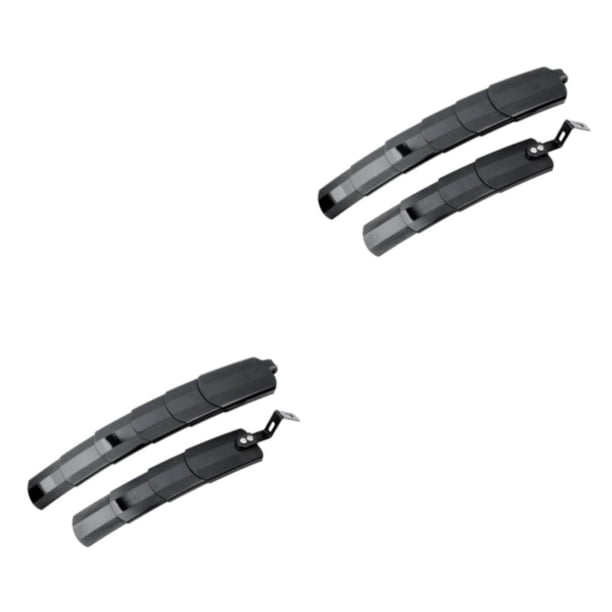 Greeniant Guardabarros delantero trasero para bicicleta - Fácil instalación Ajuste universal Guardabarros delantero trasero para bicicleta negro 2piezas