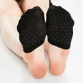 thumbnail image 7 of Manzi 6 Pairs Women Half Toe Topper Socks No Slip Toe No Show Liner Socks for Heels, 7 of 7