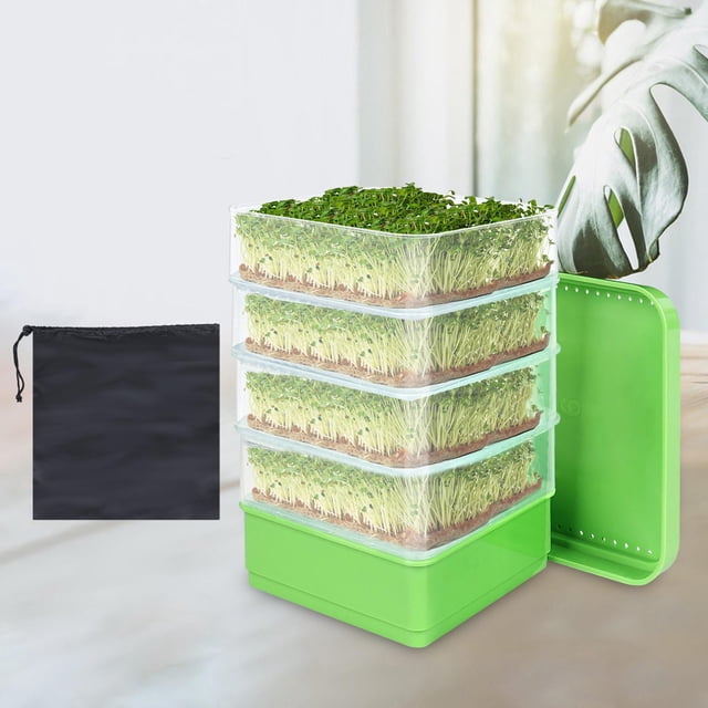 Kits de germinación de semillas, bandeja de inicio de plántulas multifuncional, germinación de semillas en interiores con sombra