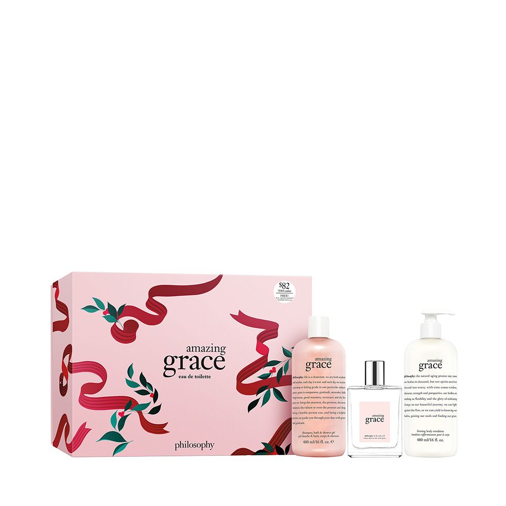 Philosophy Amazing Grace 3Piece Jumbo Gift Set Holiday 2021