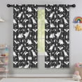 thumbnail image 5 of Blackout Kids Curtains,Dinosaur Silhouette Pattern Childrens Insulated Curtains Set Of 2,Bedroom Essentials,Toddler Room Decor 42"x63", 5 of 5