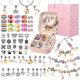 thumbnail image 1 of Charm Bracelet Making Kit - Girls DIY Beaded Jewelry Making Kit, Unicorn & Mermaid Gifts For Girls Toys Crafts For Girls Ages 5 6 7 8-12, 1 of 4