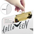 thumbnail image 4 of FMSHPON Halloween Orange Truck Ghost Skull Clipboard Hardboard Wood Nursing Clip Board and Pull for Standard A4 Letter 13x9 inches, 4 of 5