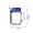 Blue, variant on WNEXOPE 2 Pack Overnight Oats Containers with Lids and Spoons 10 Oz Glass Mason Jars for Overnight Oats Jars Leak Proof Oatmeal Container for Cereal Fruit Vegetable Milk Salad Yogurt