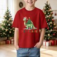 thumbnail image 2 of NOLDARES Christmas Shirt Toddler Boy Girl Merry Christmas Tshirt Xmas Graphic Tees Holiday Short Sleeve Tops,Size 1-2 Y, 2 of 6