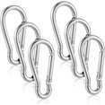 thumbnail image 1 of HLONK 6PCS Flag Clips Flag Pole Ring Replacement Stainless Steel Spring Snap Hooks Heavy Duty Clips for Grommeted Flag Flagpole Hardware Accessories for Keys Swing Set Camping Fishing Hik, 1 of 7